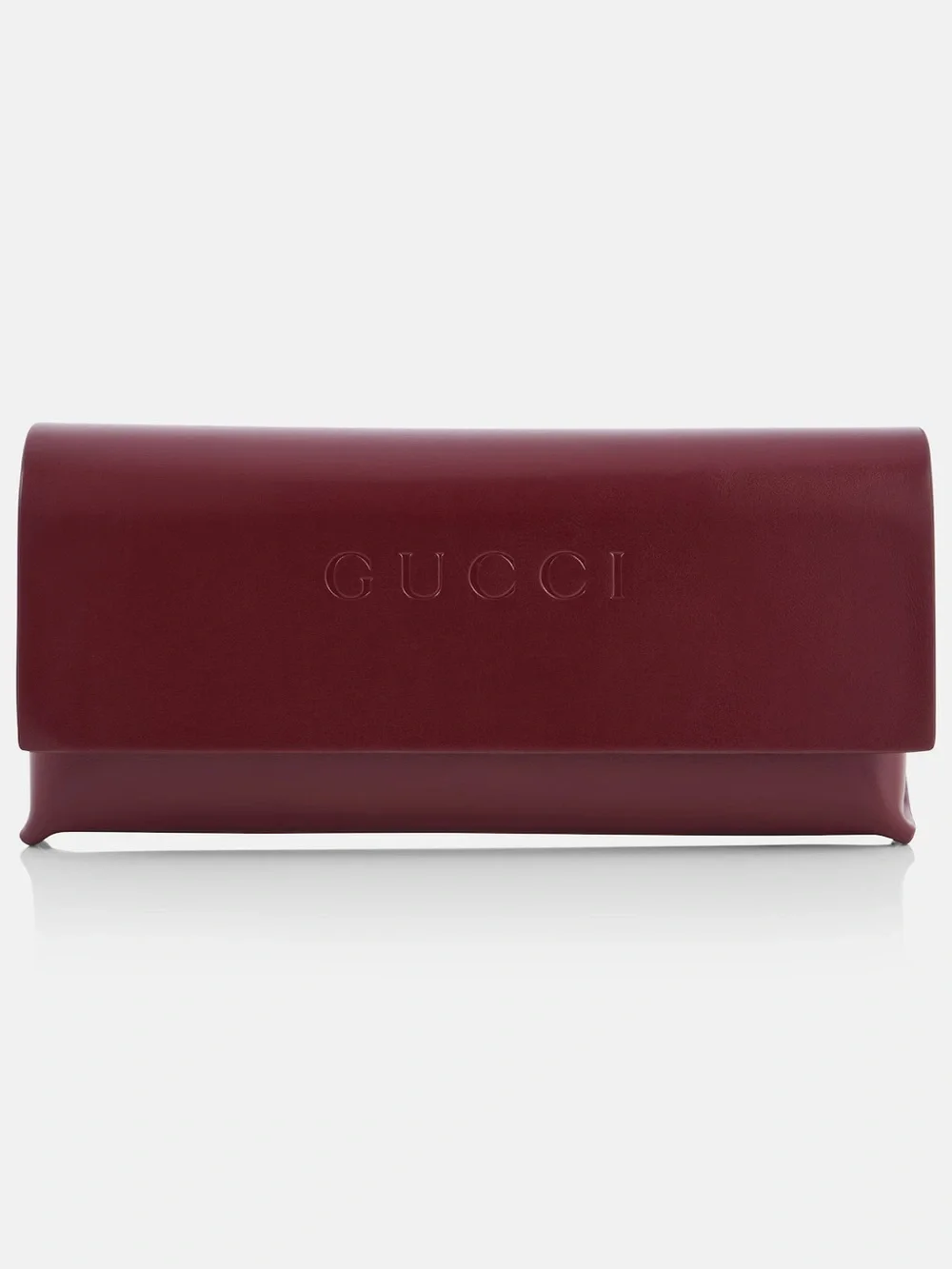 New Gucci GG1853S 002 Silver Cat-Eye Sunglasses with Monogram Temples Authentic